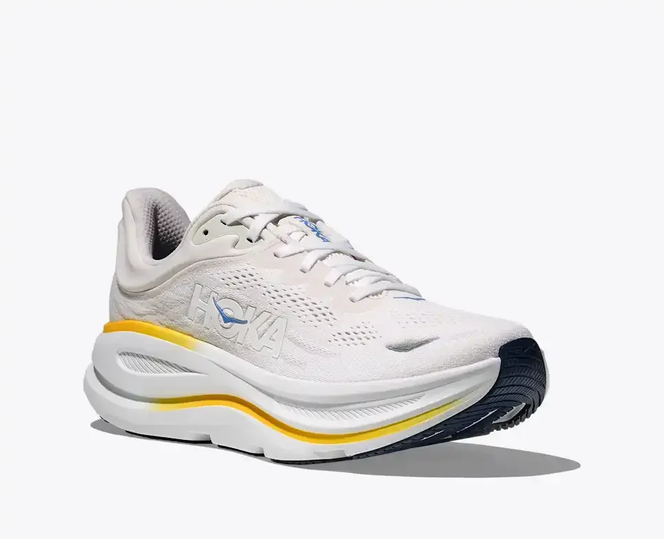 HOKA Bondi 9 White Grout