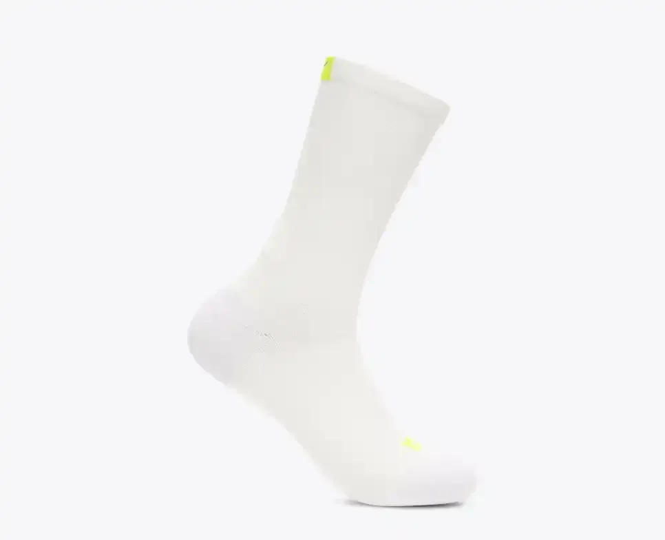 HOKA Clifton Crew Run Sock White