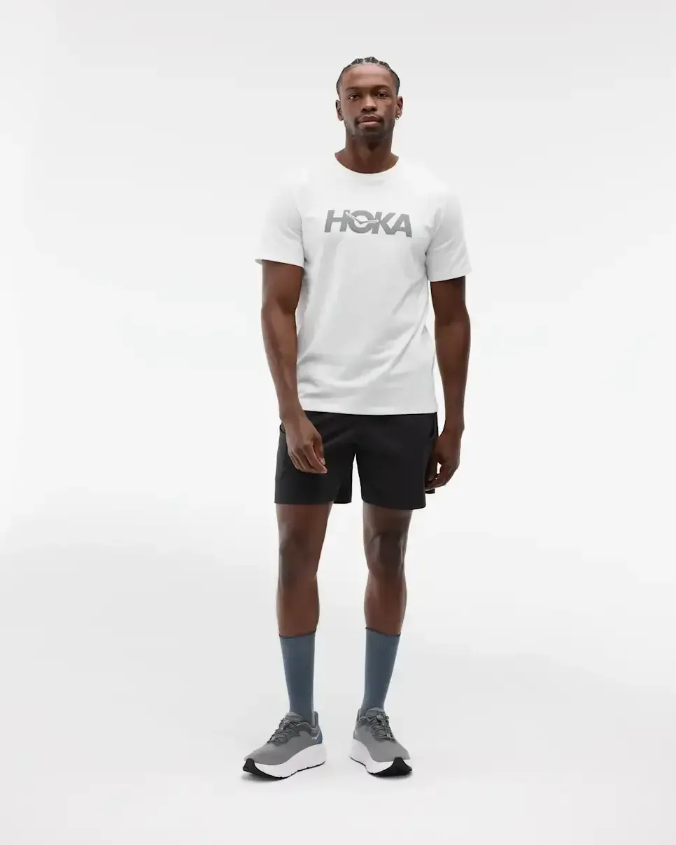 HOKA Core Logo Graphic Tee White