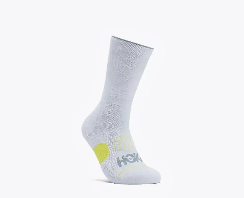 HOKA Crew Run Sock 3-Pack White/Black/Grey