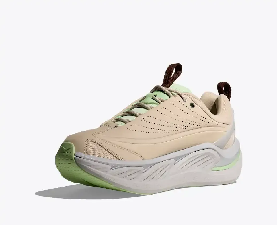 HOKA Elevon X Oatmeal Luna Moth