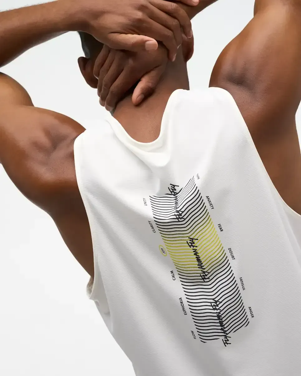 HOKA EveryRun Tank White Multi