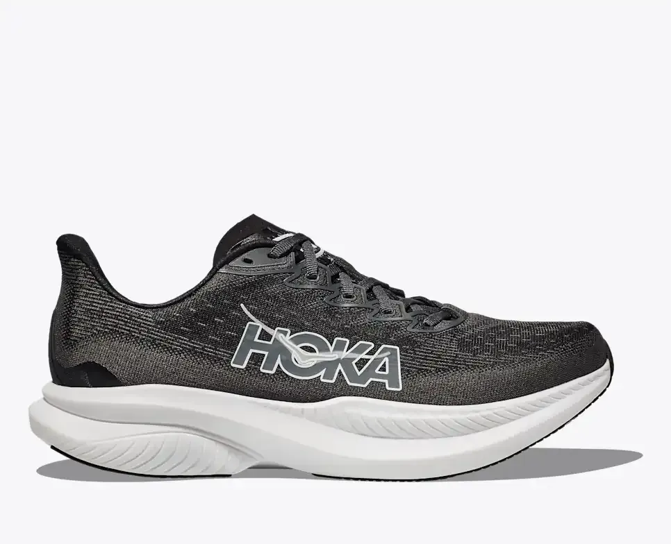 HOKA Mach 6 Black White