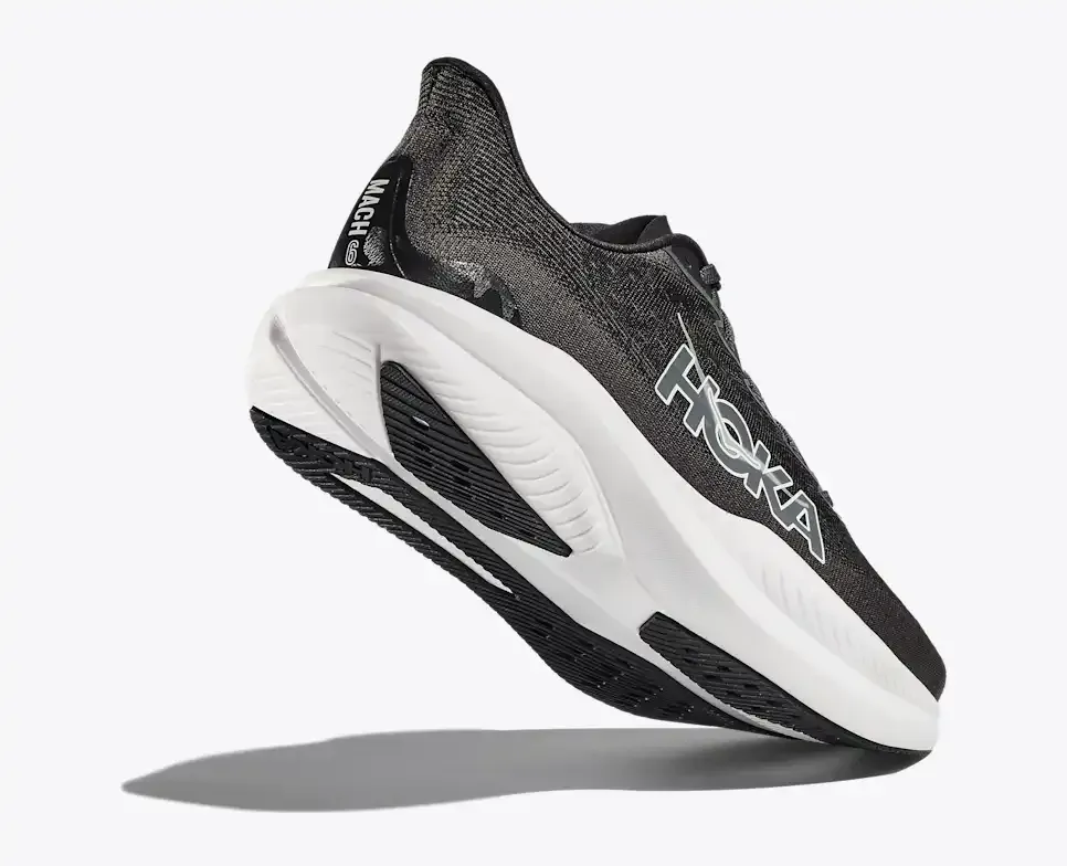 HOKA Mach 6 Black White