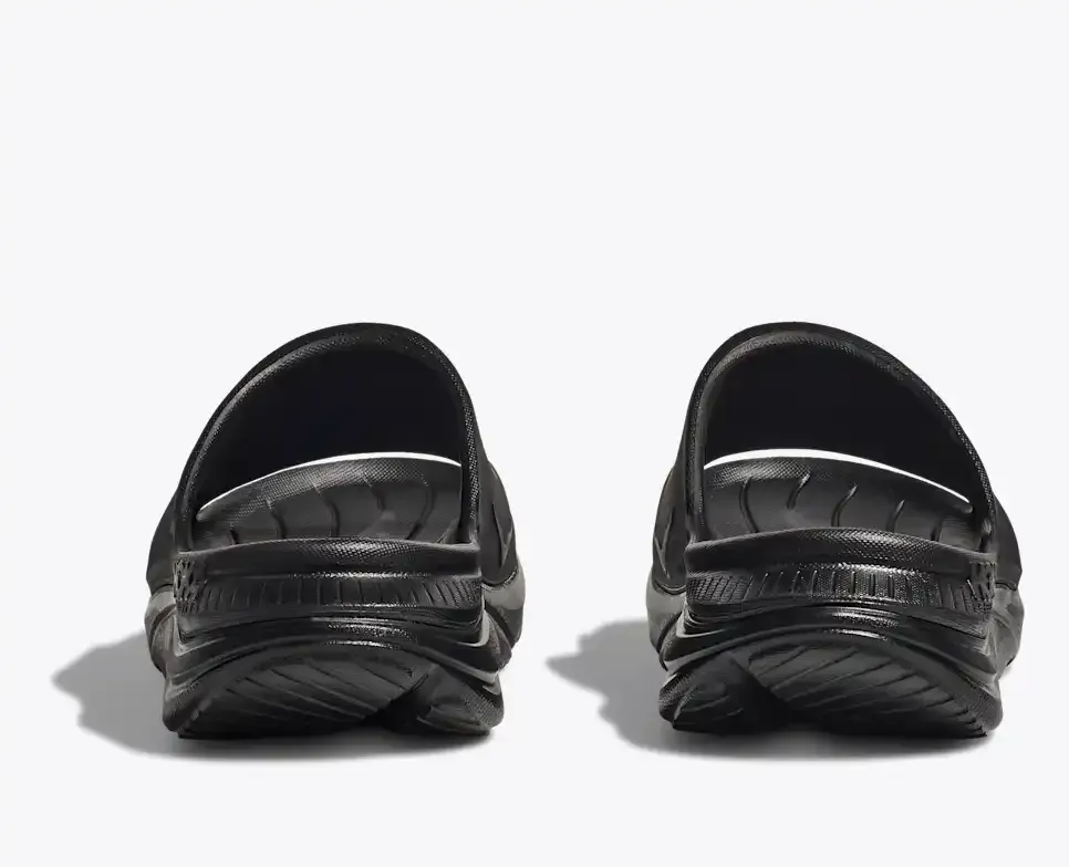 HOKA Ora Athletic Slide Black White