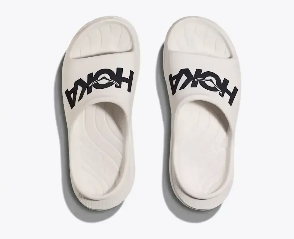 HOKA Ora Athletic Slide White Black
