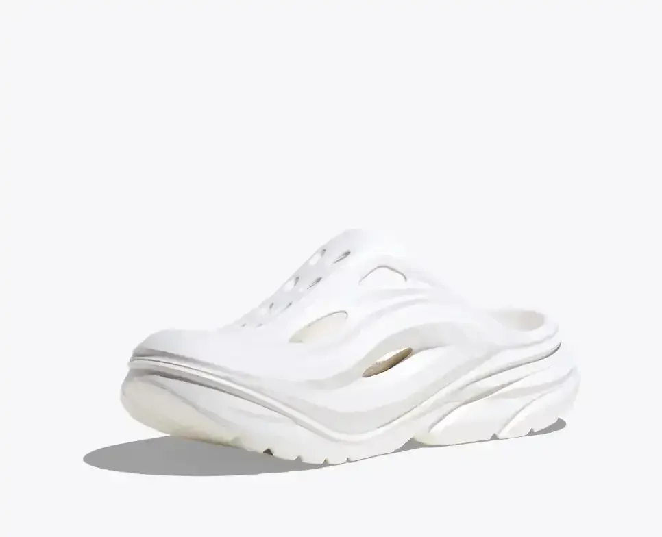 HOKA Ora Recovery Mule White