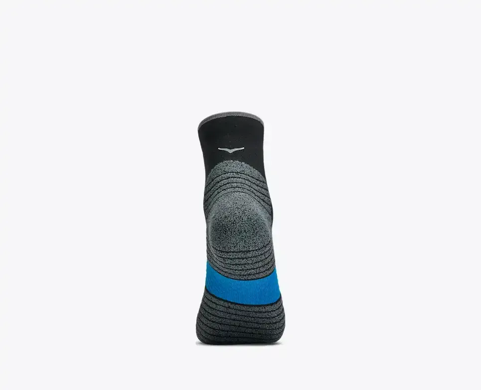 HOKA Quarter Run Sock 3-Pack White/Black/Grey