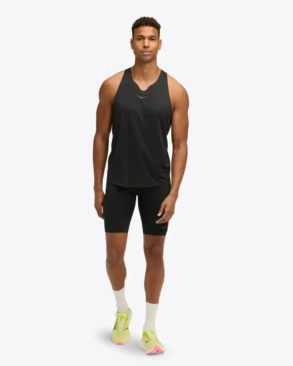 HOKA Race Day Singlet Black