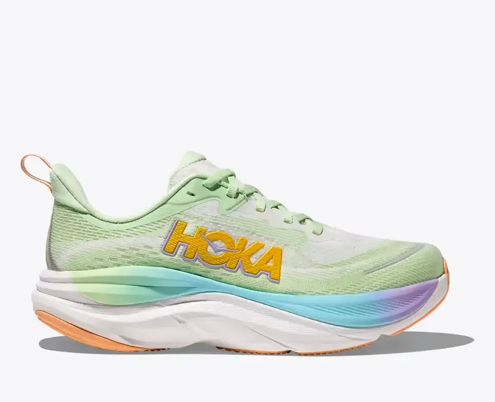 HOKA Skyflow Luna Moth White