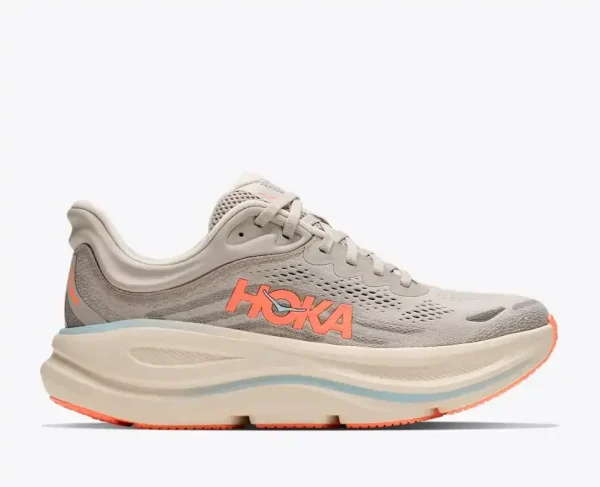 HOKA Bondi 9 River Rock Grey Mineral Ore (Women's)