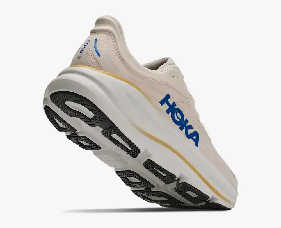 HOKA Bondi 9 Whisper White Fort Knox