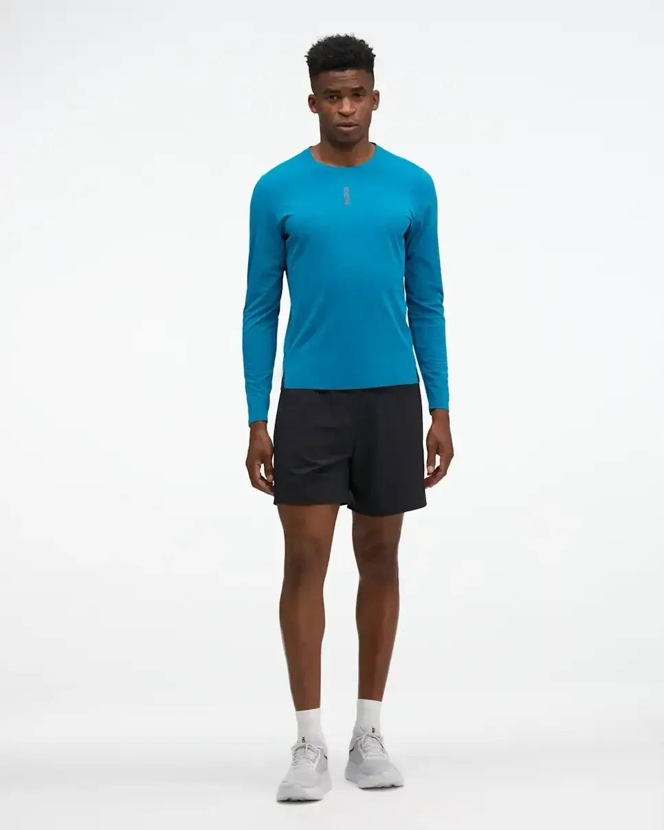 HOKA EveryRun Long Sleeve Night Glow Blue