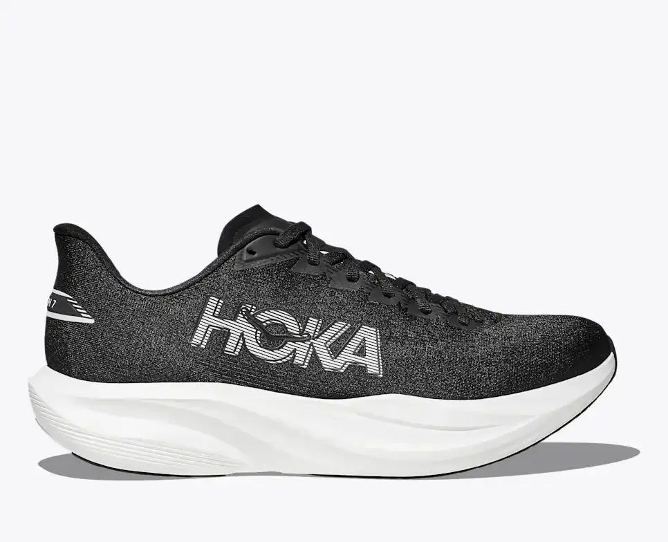 HOKA Mach 7 Black White