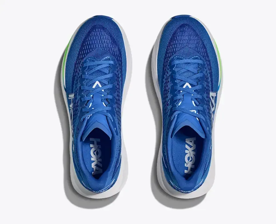 HOKA Mach 7 Cobalt Blue Neon Green