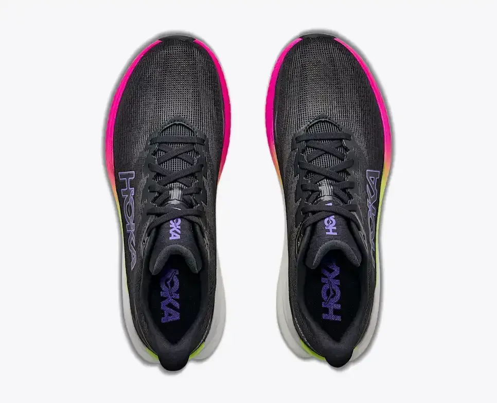 HOKA Mach X 3 Black Neon Nebula