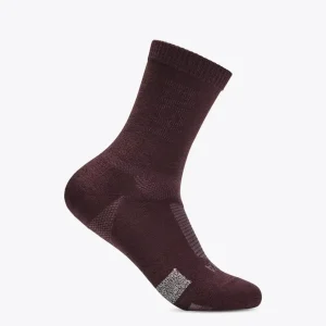 HOKA Merino Crew Sock Deep Mauve
