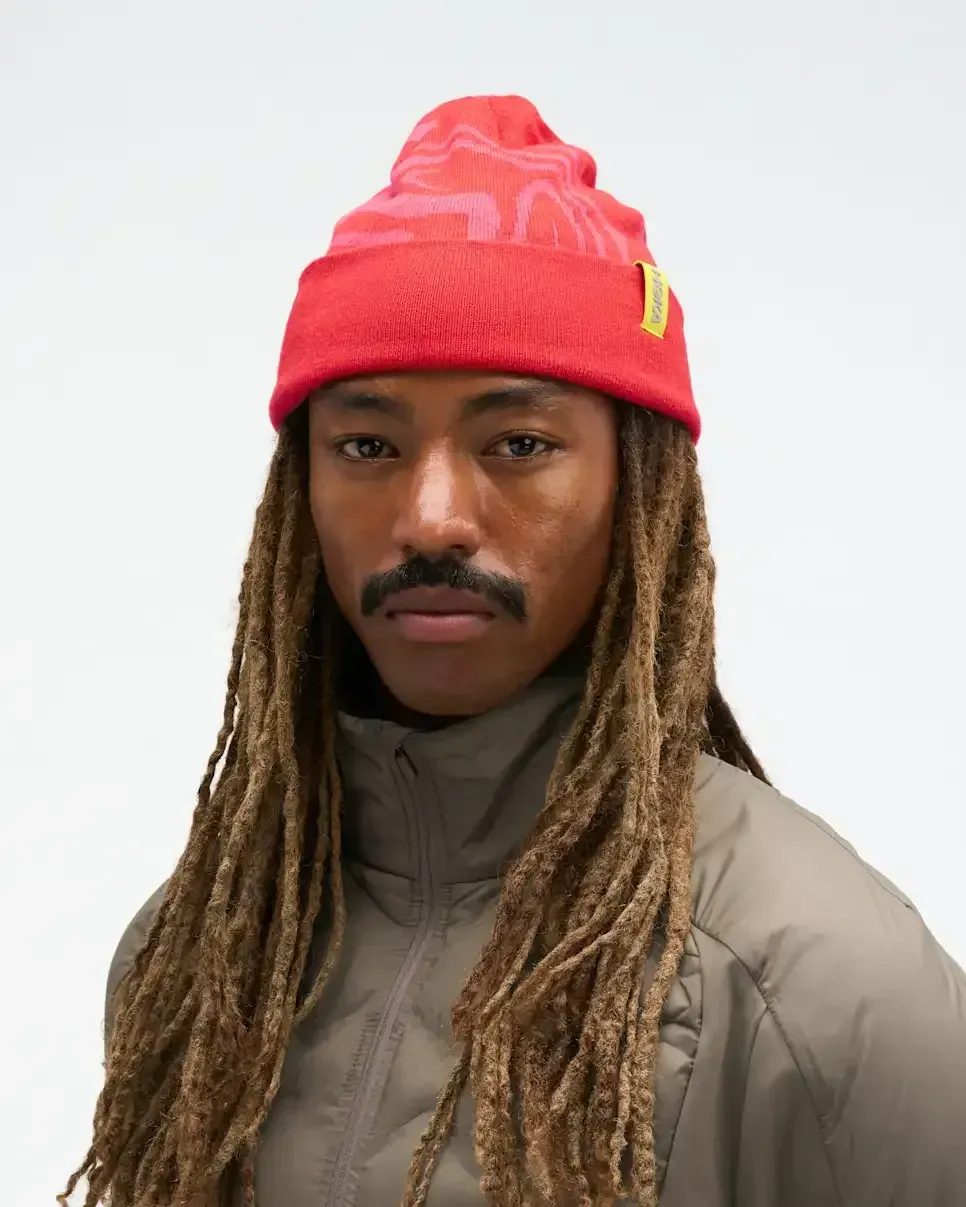HOKA Winter Beanie Cerise