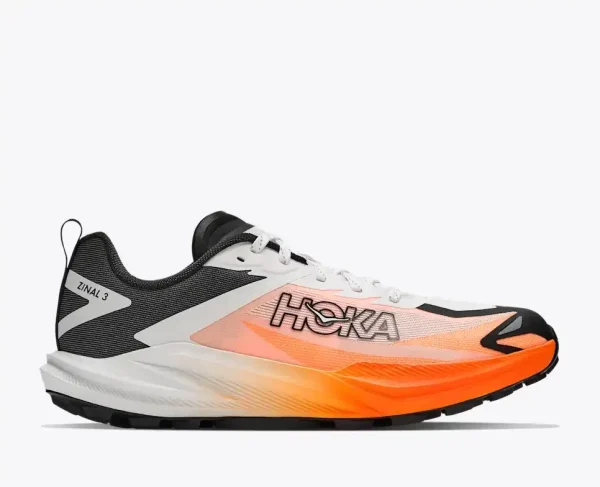 HOKA Zinal 3 Frost Neon Tangerine