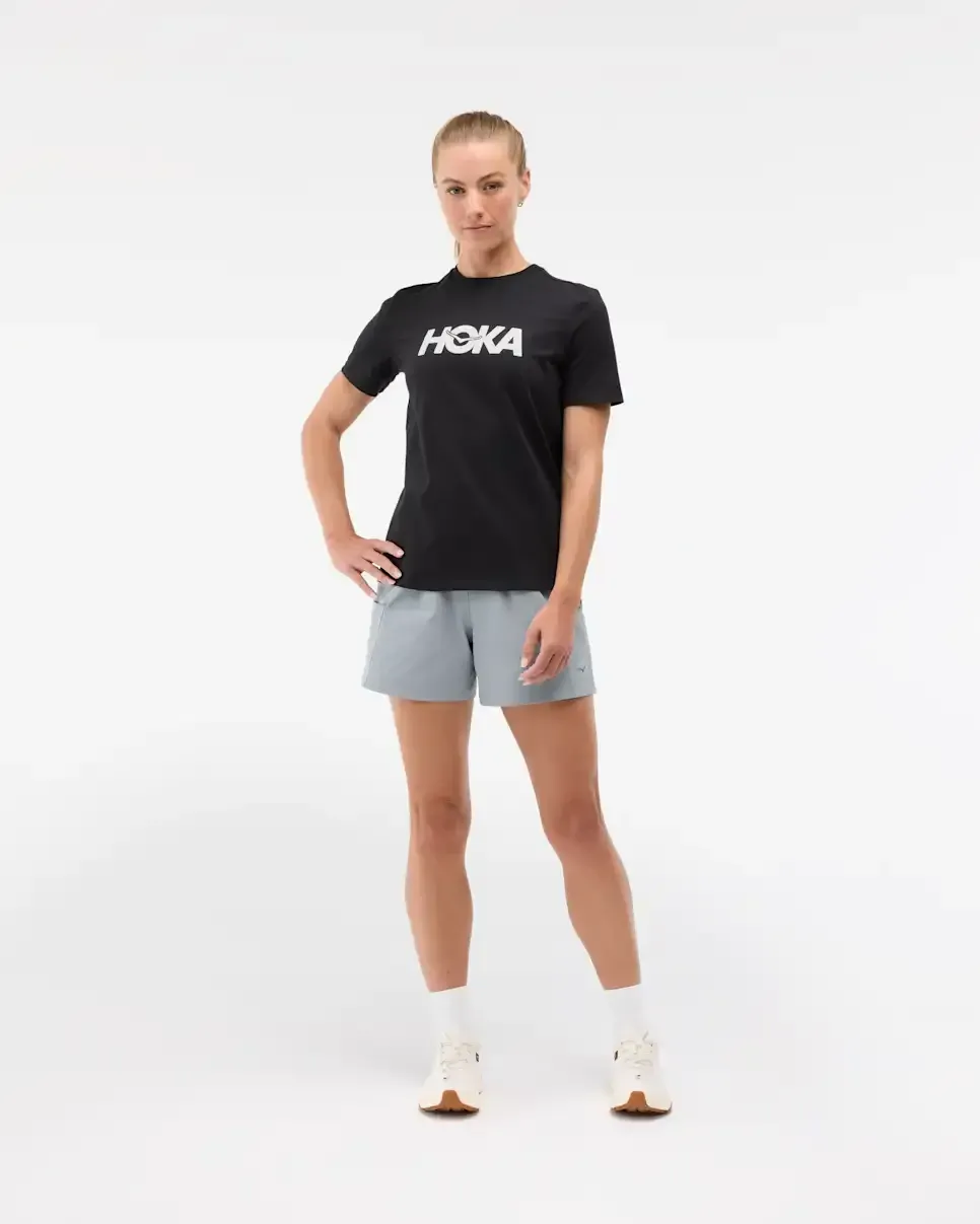 HOKA Core Logo Graphic Tee Black (Women's)