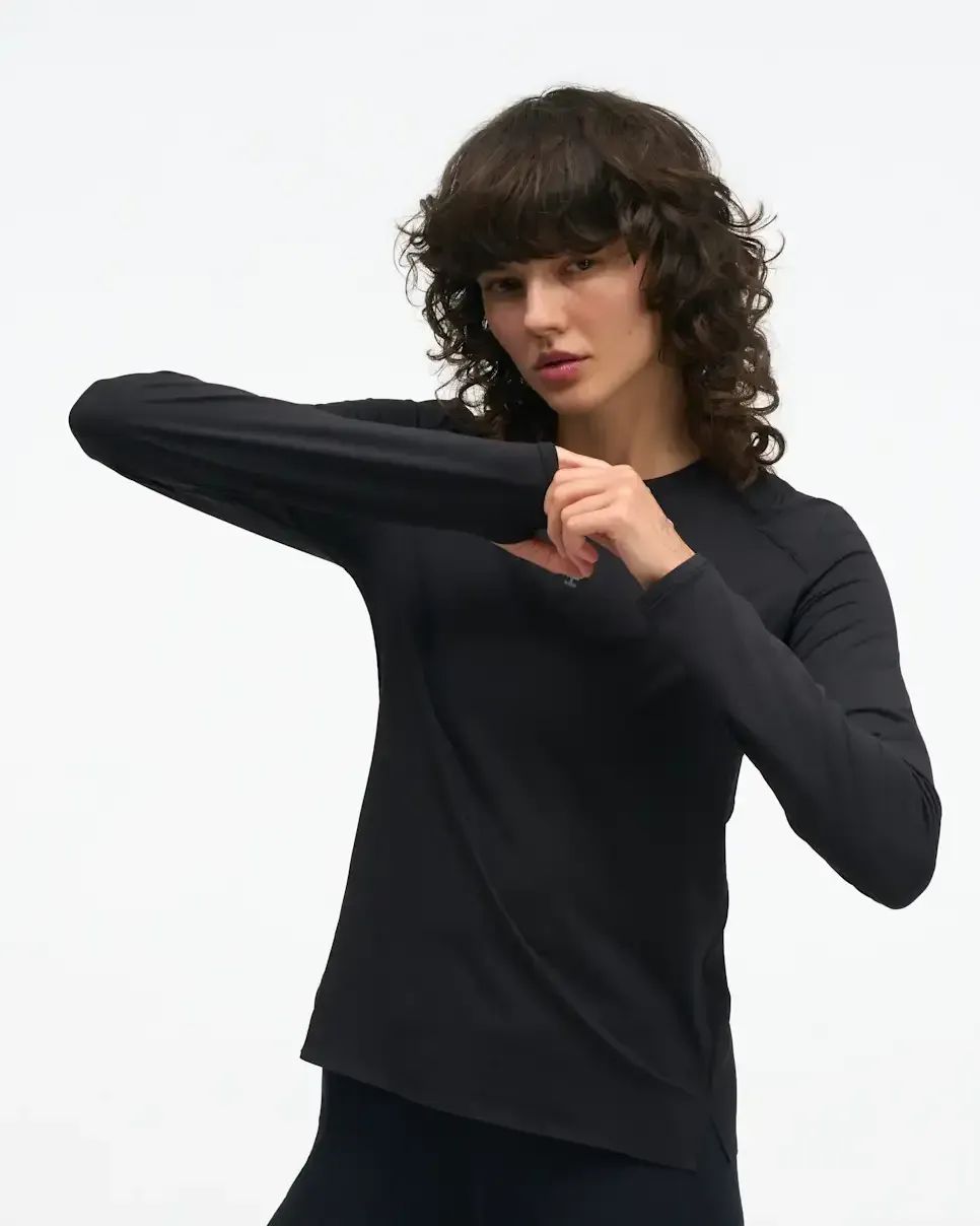 HOKA EveryRun Long Sleeve Black (Women's)
