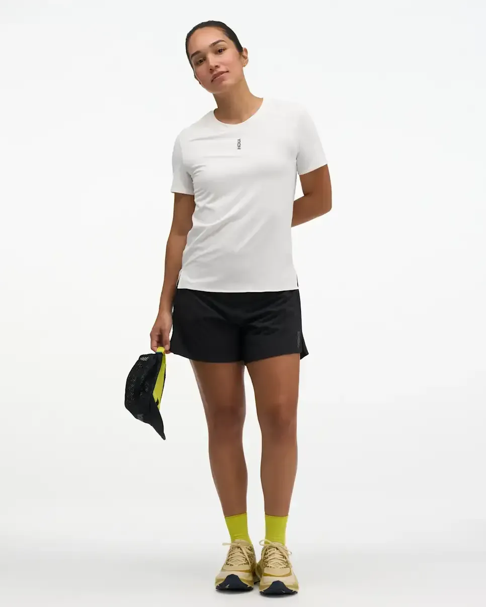 HOKA EveryRun Short Sleeve White (Women's)