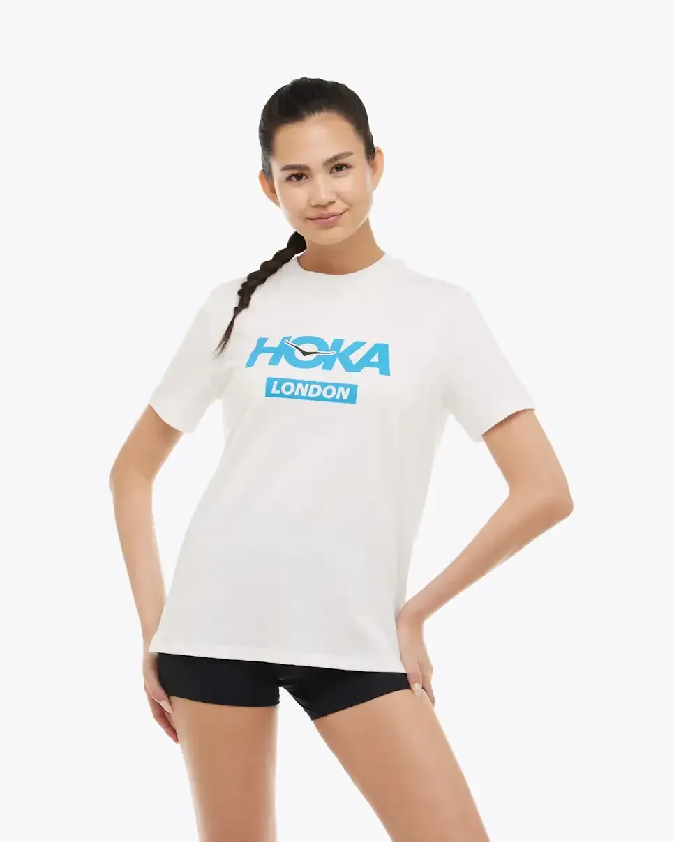 HOKA London City Tee White