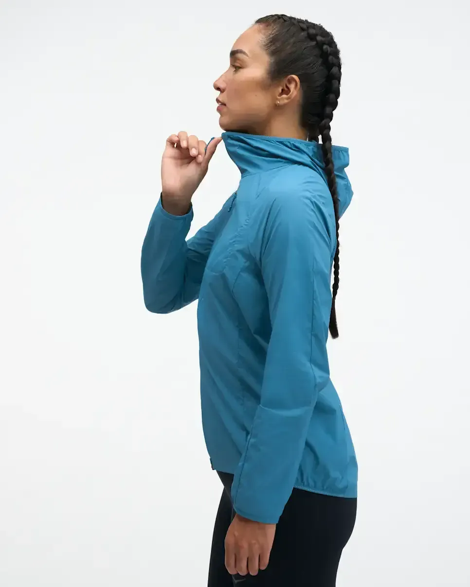 HOKA SkyFlow Wind Jacket Night Glow Blue (Women's)